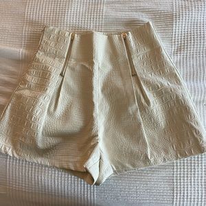 Shein Leather Shorts